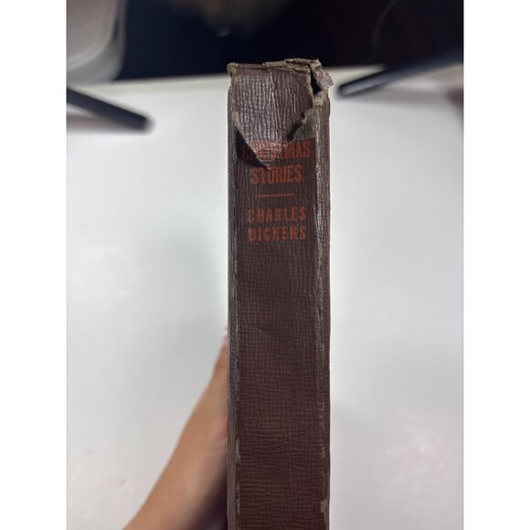 Vintage Charles Dickens Christmas Stories Book 1939 Edition Hardcover - Picture 2 of 4
